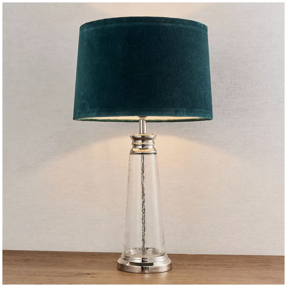 Hudson Living Winslet Table Lamp Teal 