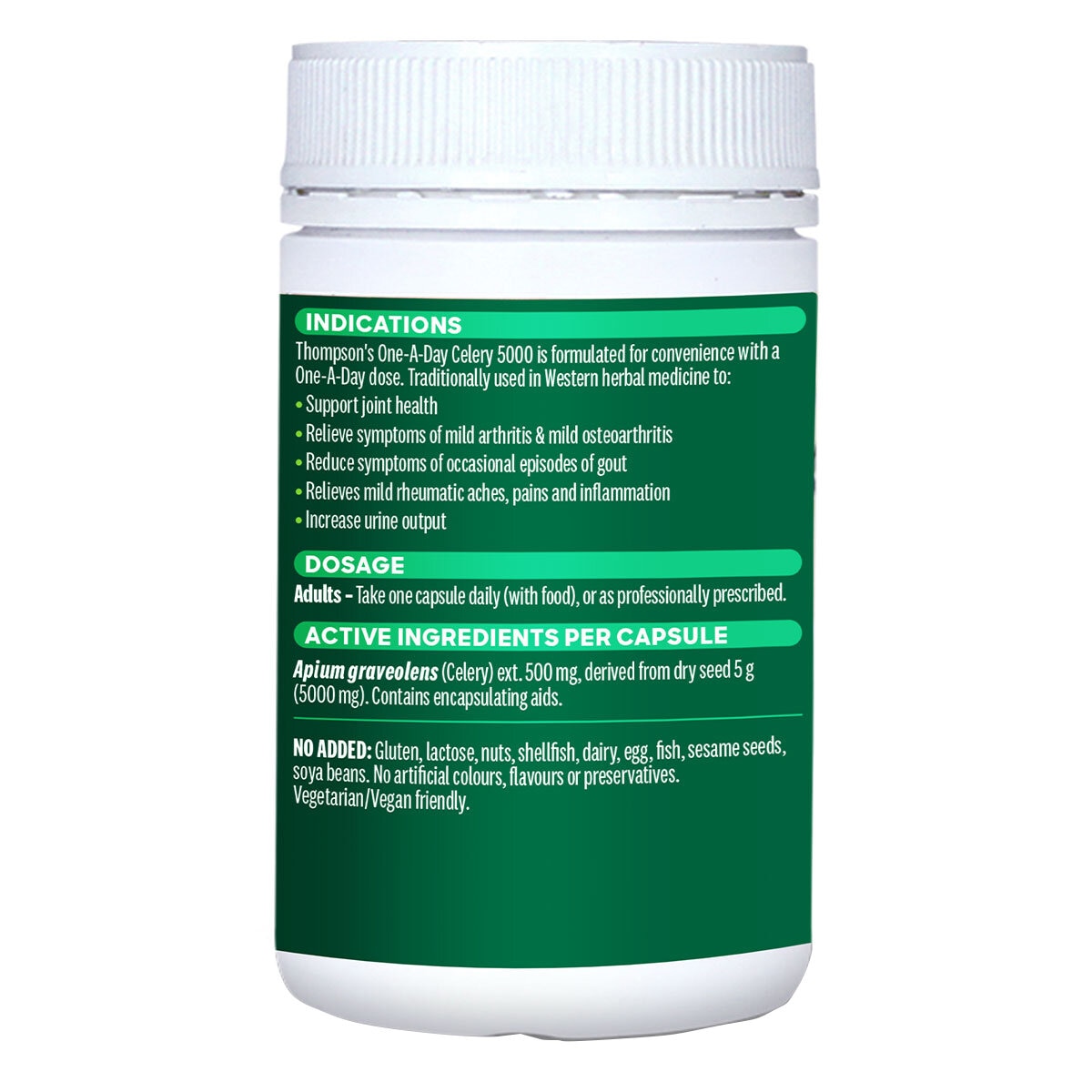 Thompson's One-A-Day Celery 5000 120 Capsules Thompson's One-A-Day Celery 5000 120 Capsules