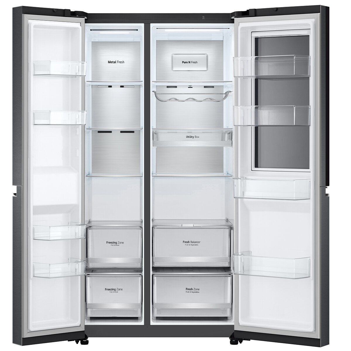 LG 655L Side by Side Fridge GS-B655PL