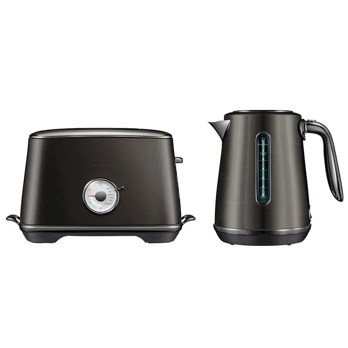 Breville The Luxe Duo Toaster and Kettle BKT735NRE4IAN1