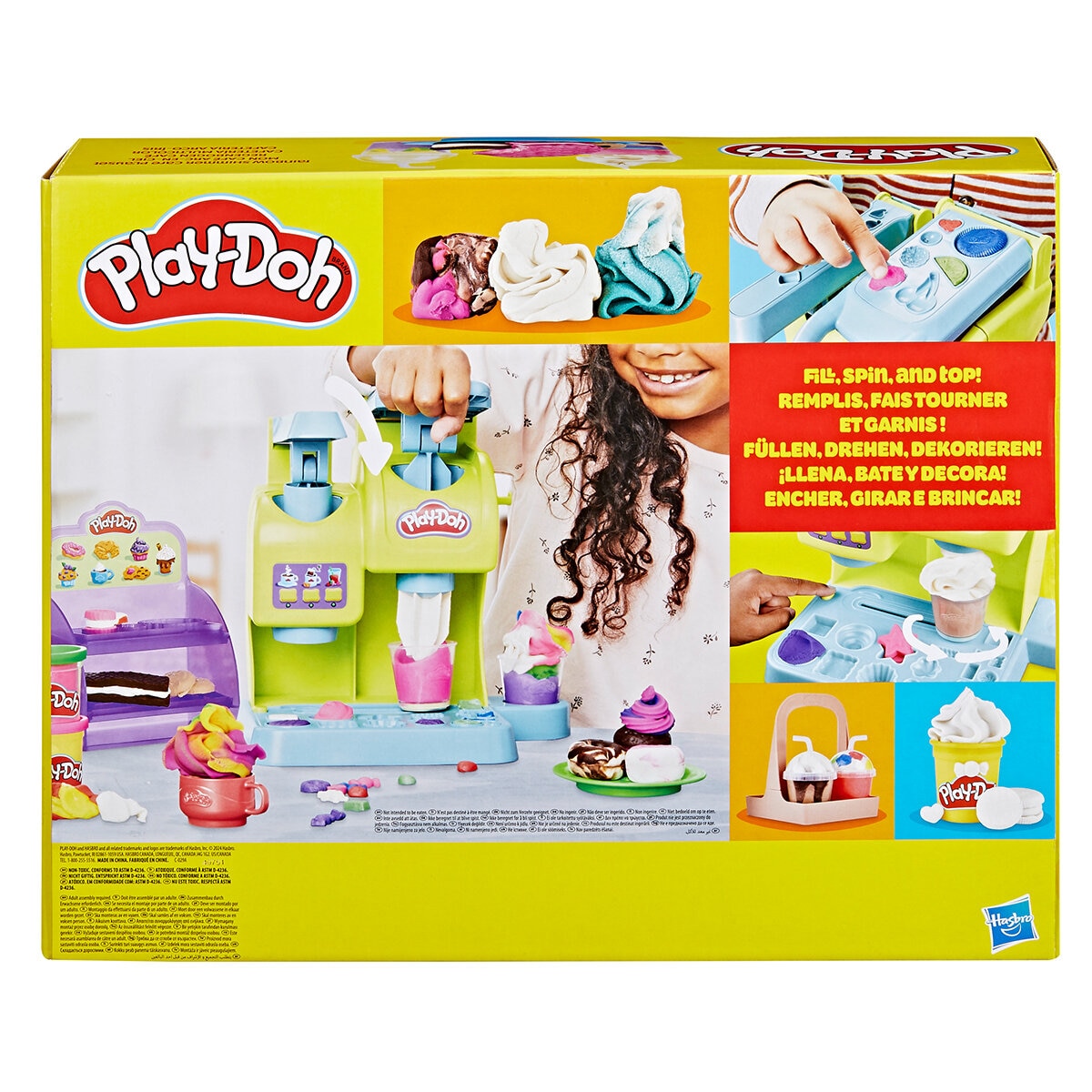 Play Doh Rainbow Shimmer Cafe Playset