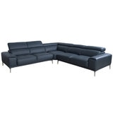 Abbyson Quinton Top Grain Leather Sectional