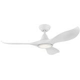 EGLO Noosa 116cm DC Fan 18W Tri-Colour Led Light White