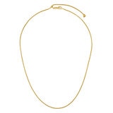 14KT Yellow Gold Spiga Adjustable Chain/