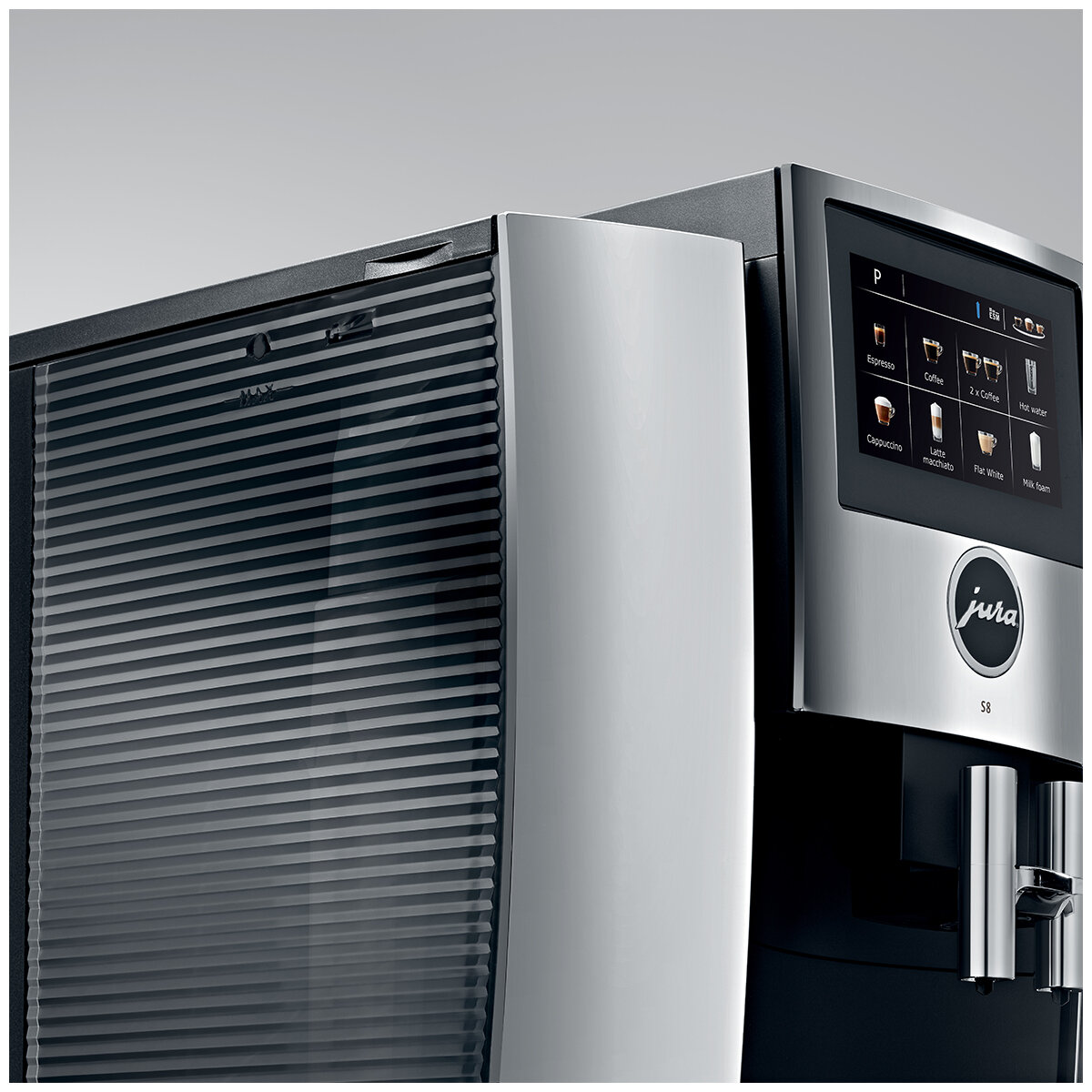 Jura S8 Automatic Coffee Machine Chrome