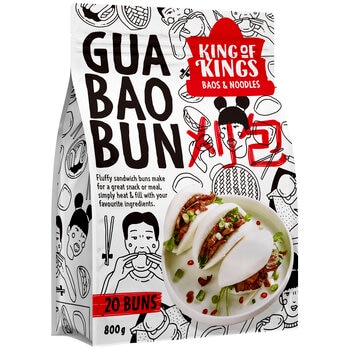 King of Kings Gua Bao Bun 20 Pack 800g