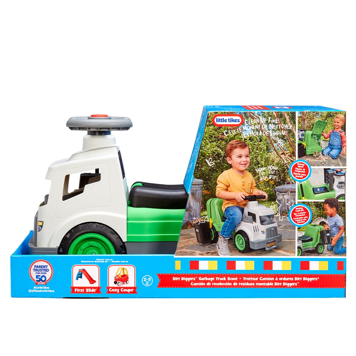 Little Tikes Dirt Digger Garbage Truck Scoot