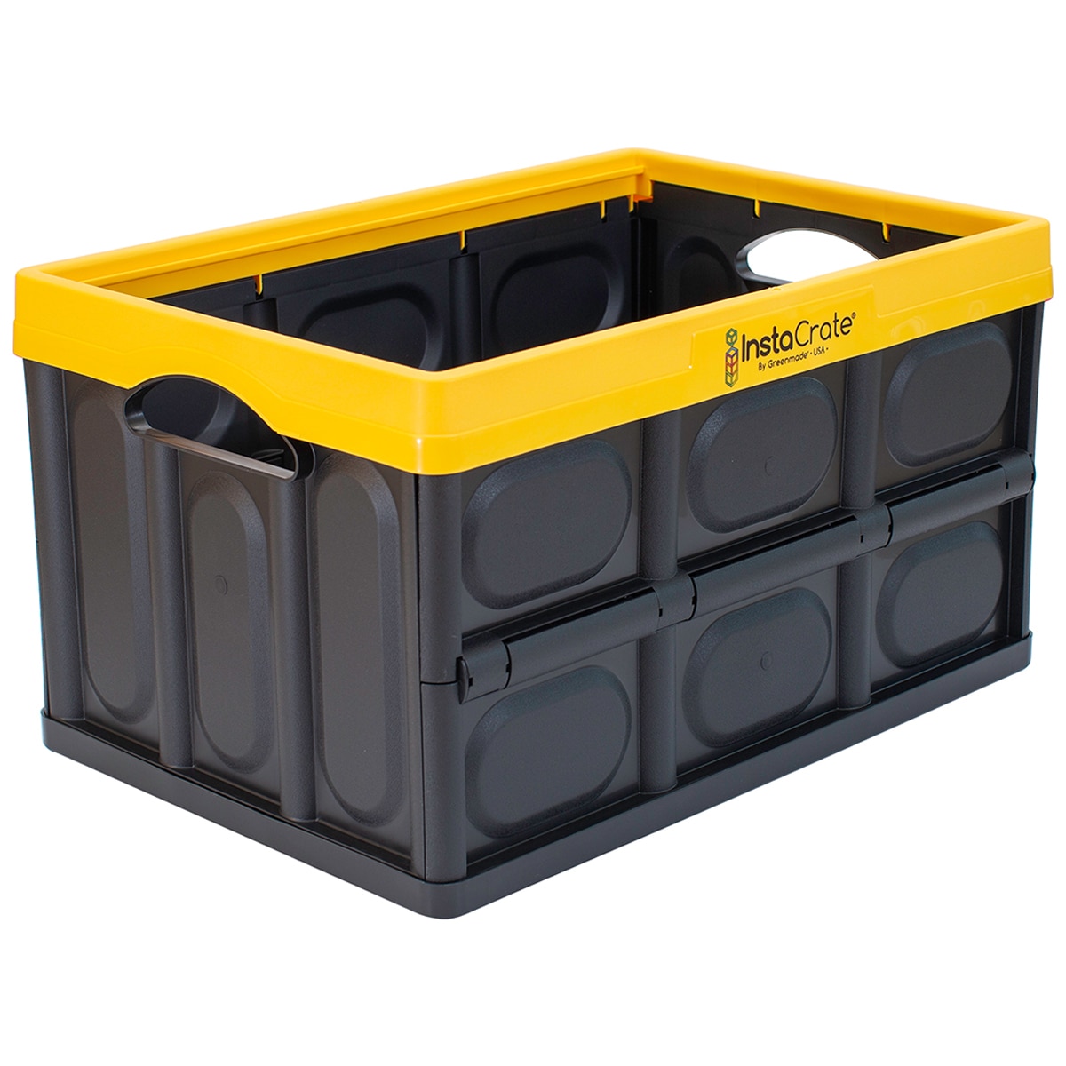 Instacrate Storage Crate Yellow 46L Pack Costco Austr...