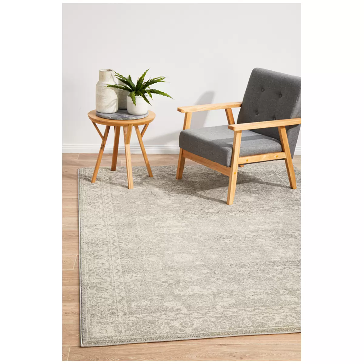 Rug Culture Evoke 252 Silver Indoor Rug 400 x 300cm