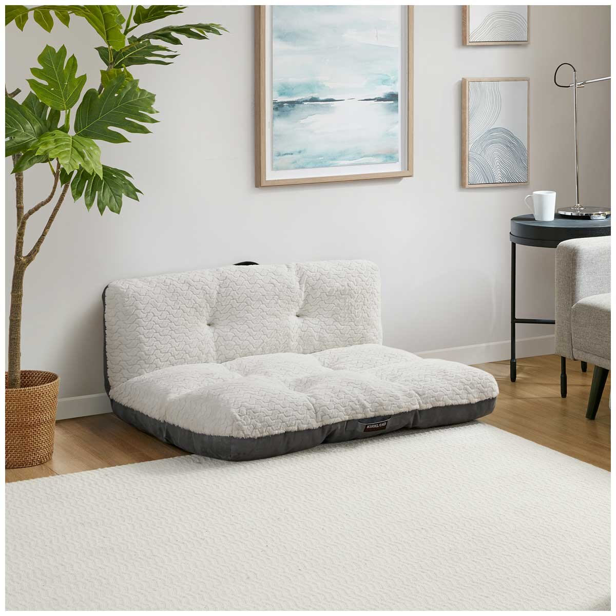 Kirkland Signature Square Tufted Napper Grey Kirkland Signature Square Tufted Napper Grey