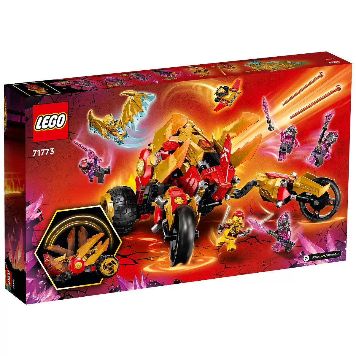 LEGO Ninjago Kai's Golden Dragon Raider 71773