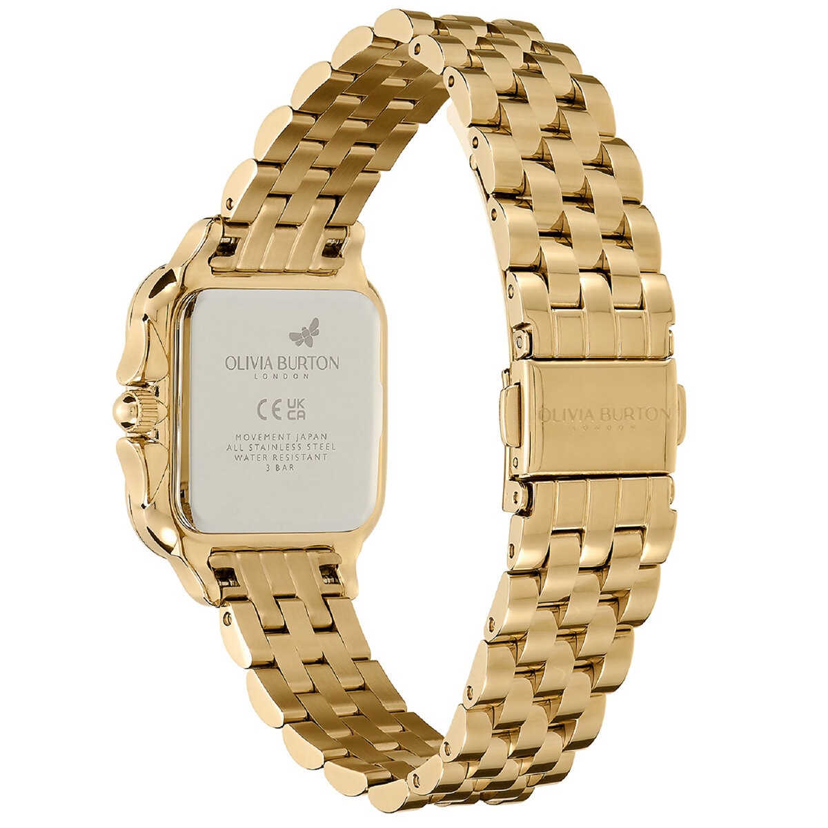 Olivia Burton Gold Steel Dial Women's Watch 24000084