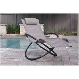 Single Orbital Outdoor Lounger Sienna