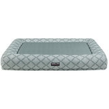 Kirkland Signature 2 In 1 Bolster Pet Bed Grey Print