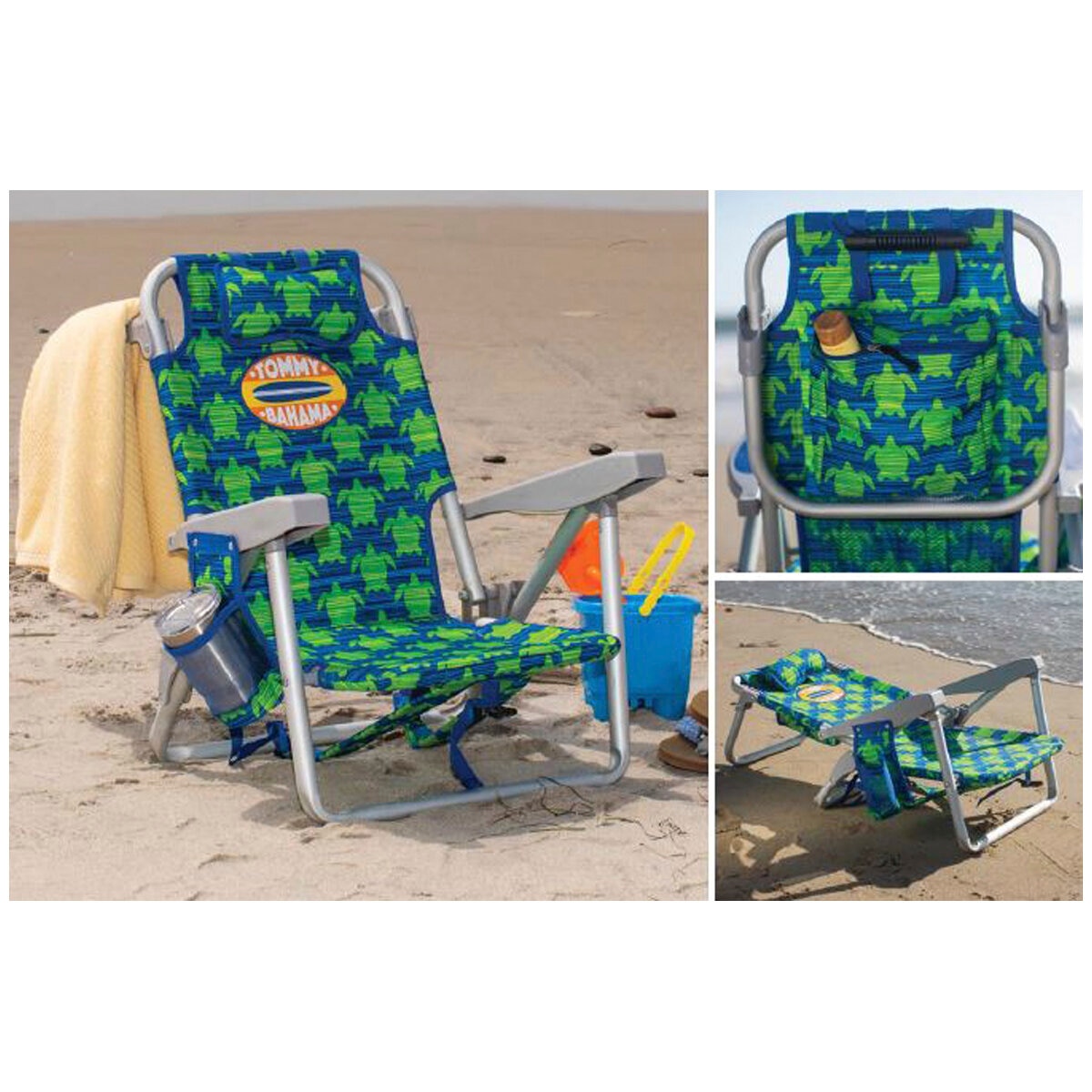 Tommy Bahama 5-Position Kids' Backpack Beach Chair