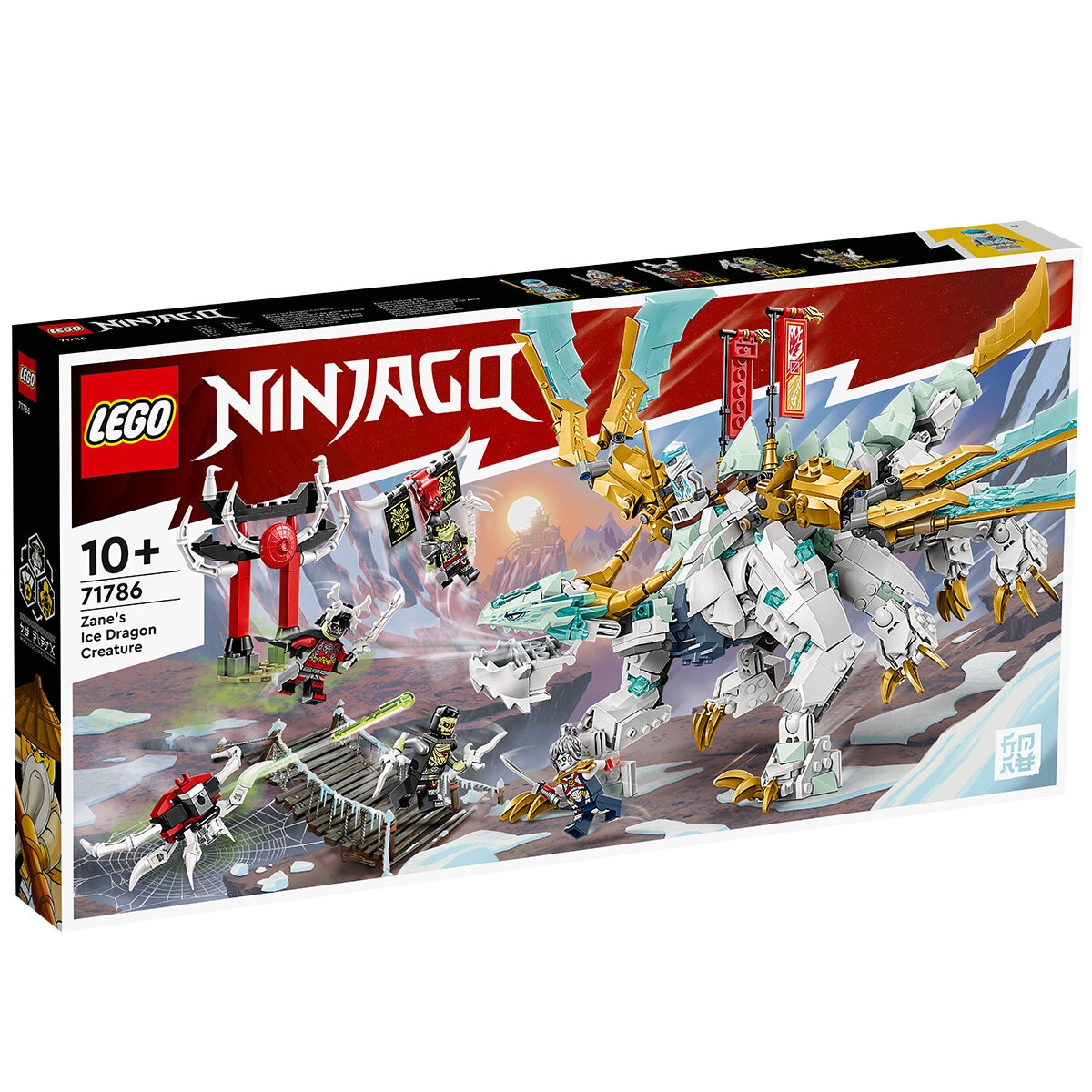 lego ninjago zane's ice dragon creature 7