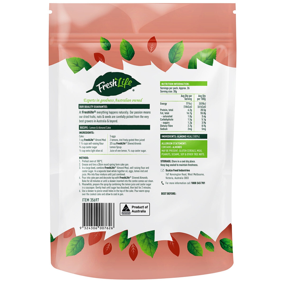 Almond Meal 800 gram