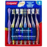 Colgate 360° Floss Tip Manual Toothbrush 8 Pack