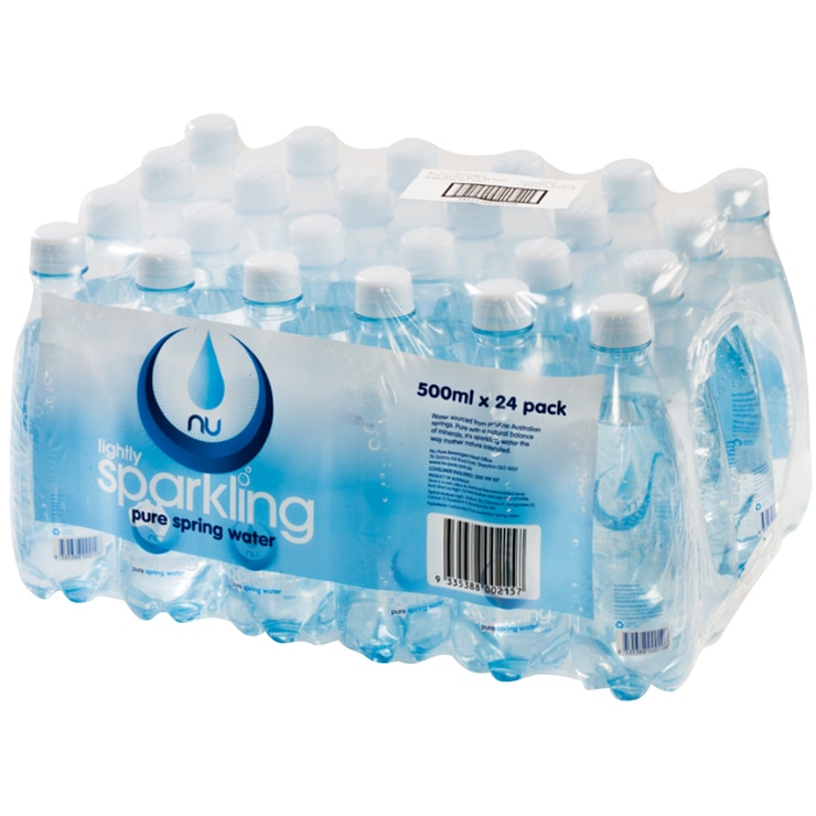 Nu Pure Lightly Sparkling Water 24 x 500ml | Costco Australia