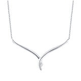 18KT White Gold 0.72ctw Diamond Necklace