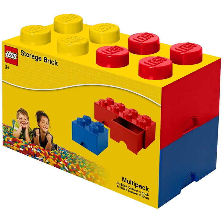 lego storage brick set of 3