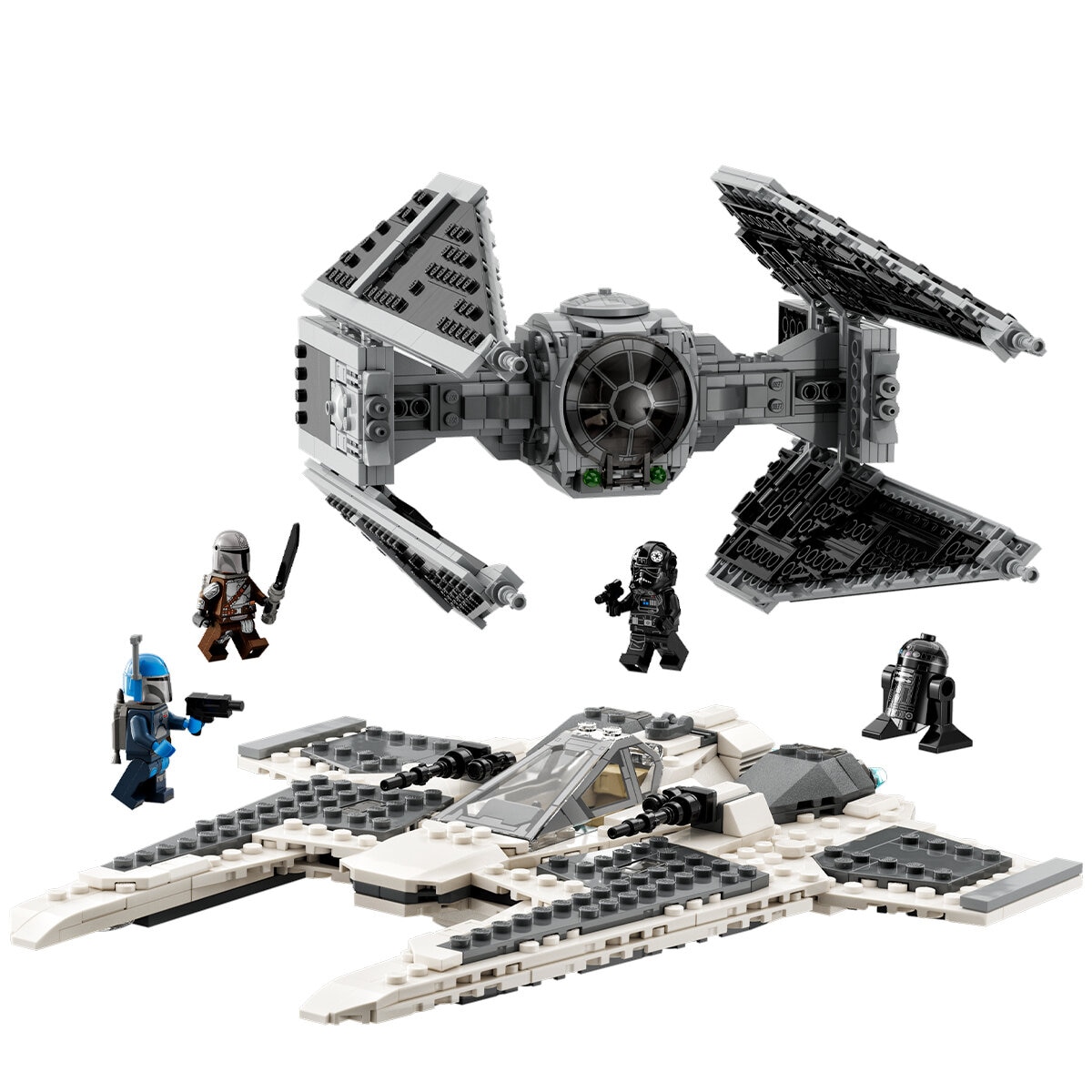 LEGO Star Wars Mandalorian Fang Fighter vs. TIE Intercept...