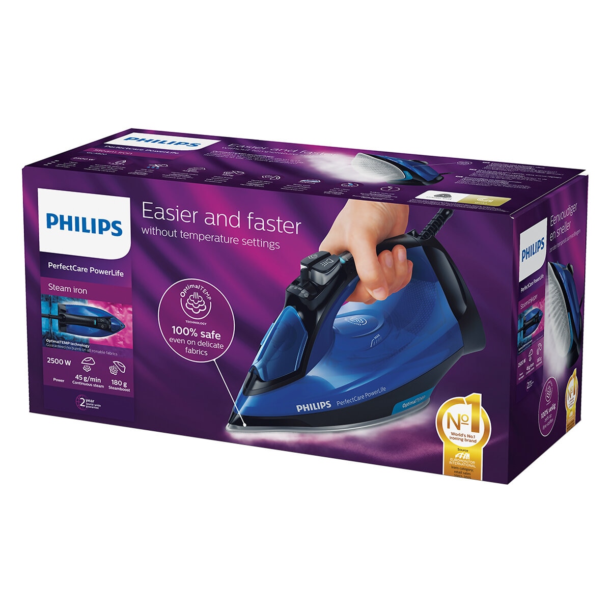 philips steam iron no steam