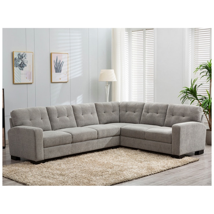 Zoy Fabric Sectional Loveseat with Corner | Costco Australia