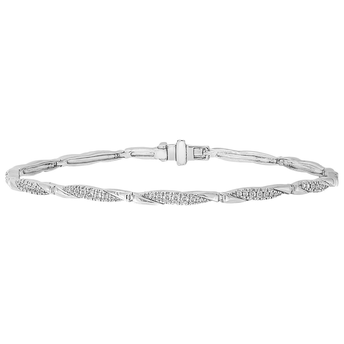 18KT White Gold 0.50ctw Diamond Bracelet