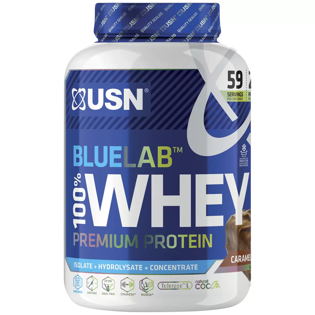 USN Blue Lab Whey Protein Chocolate Caramel