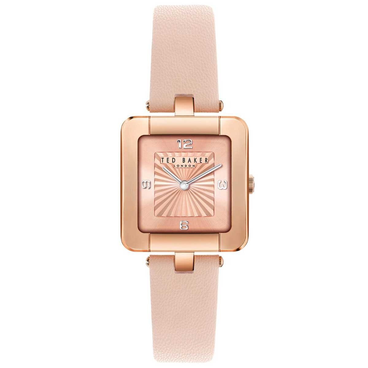 Ted Baker Mayse Rose Gold Leather Women's Watch