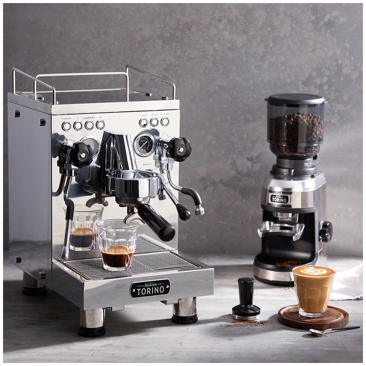 Sunbeam Torino Espresso Machine and Grinder PU8000 | Costco Australia