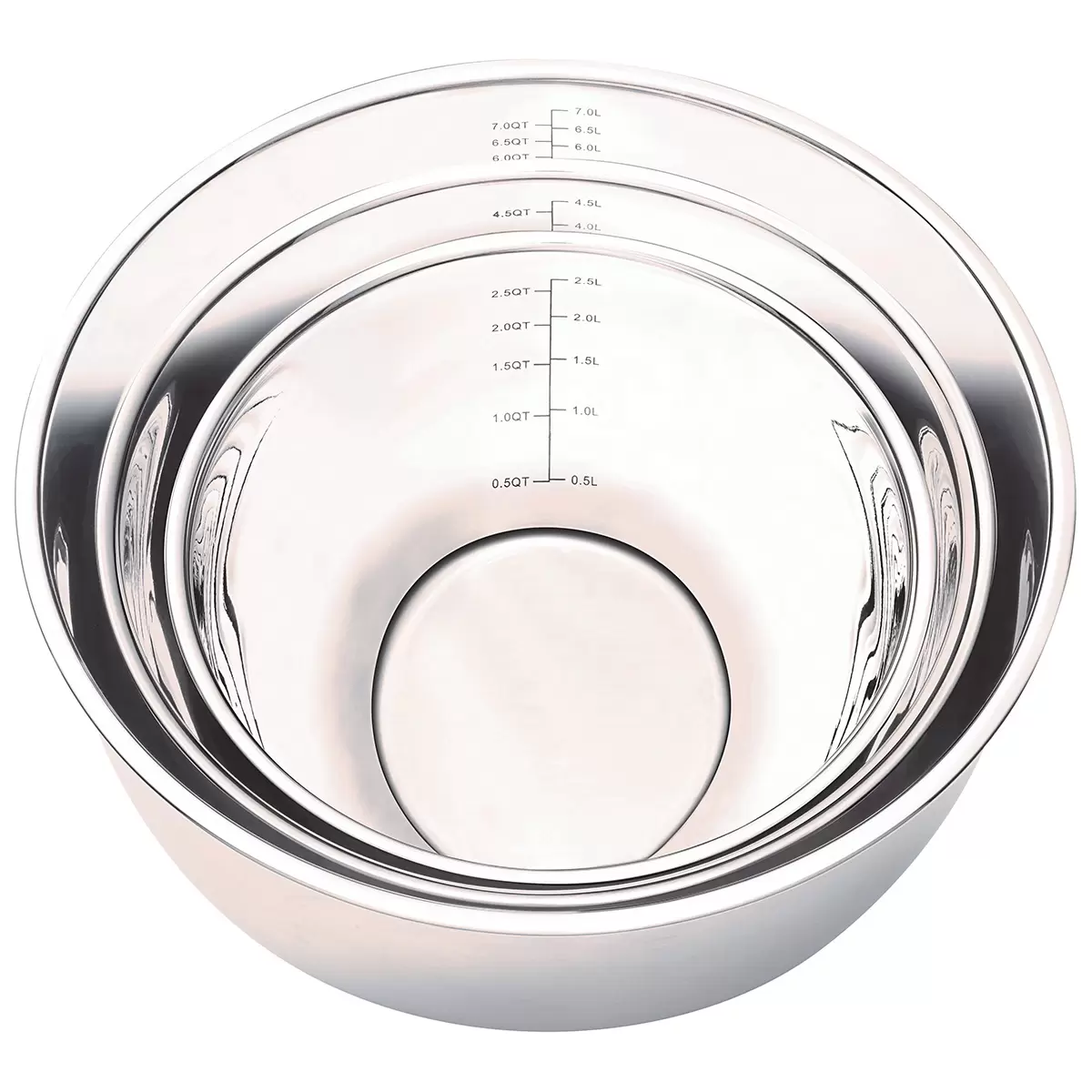 MIU Stainless Steel Mixing Bowls 3 Piece