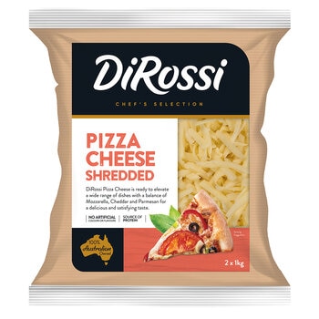 DiRossi Pizza Cheese Shredded Blend 2 x 1kg