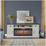 Bayside Furnishings TV Console With Electric Fireplace