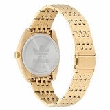 Adidas Originals Edition One Gold Tone Stainless Steel Watch AOFH23509 Adidas Originals Edition One Gold Tone Stainless Steel Watch AOFH23509