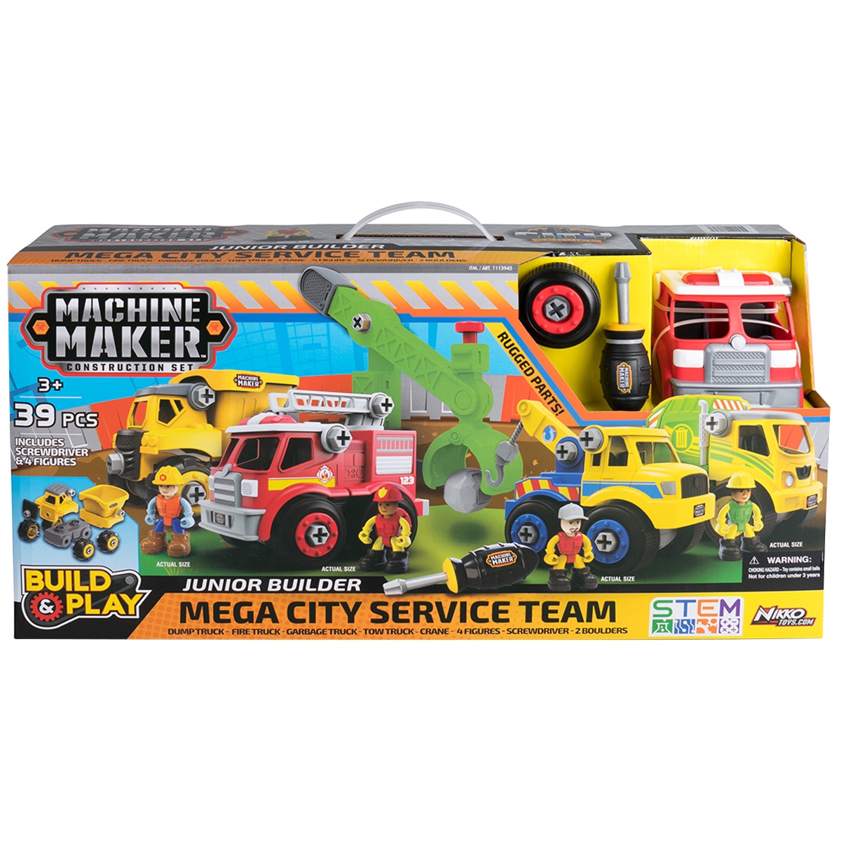 machine maker construction set mega city service team