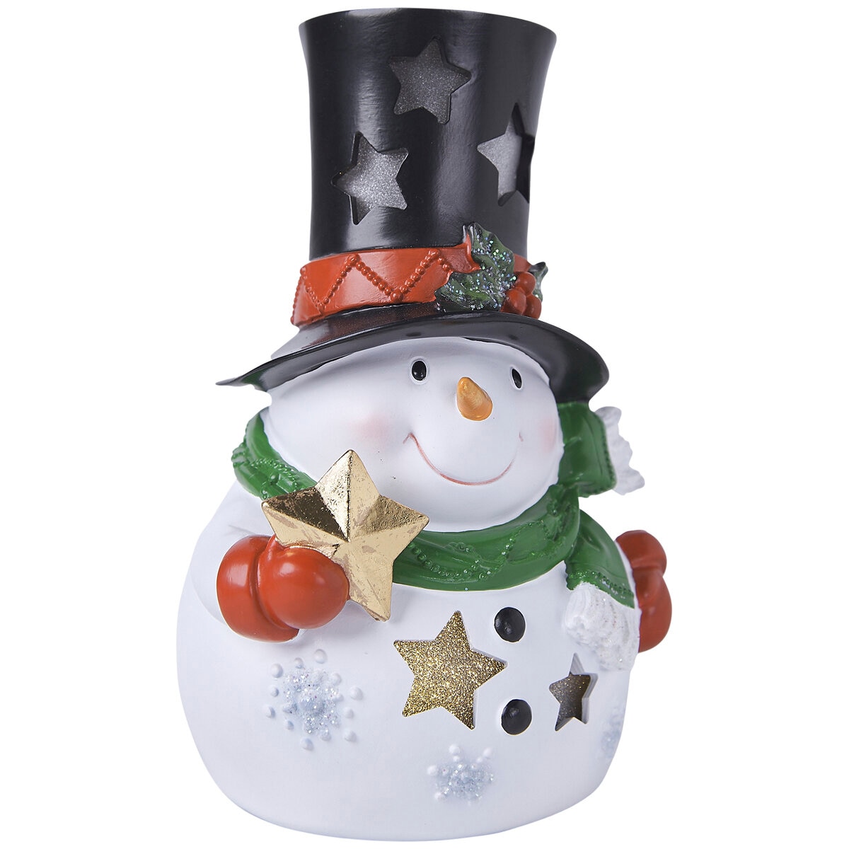 Holiday Figurine with LED lights Set of 4