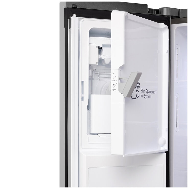LG 508L French Door Fridge with Slim In-door Ice and Water Dispenser Stainless Steel GF-L500PL LG 508L French Door Fridge with Slim In-door Ice and Water Dispenser Stainless Steel GF-L500PL