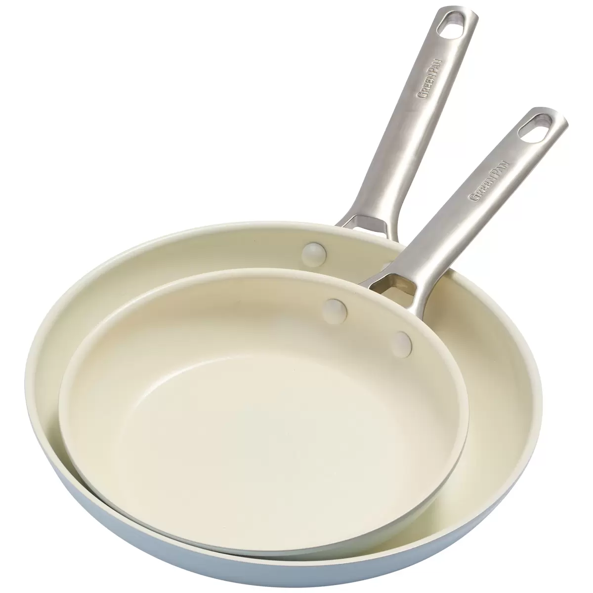 GreenPan Padova Light Blue 2 Piece Frypan Set CC004888-001