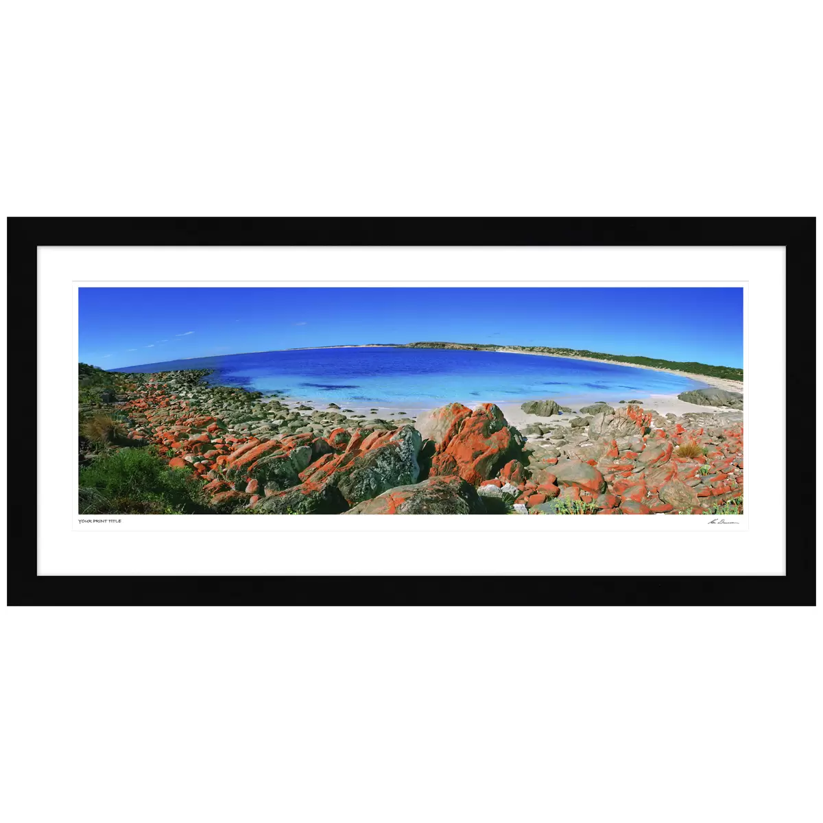 Ken Duncan Dolphin Beach, Innes NP, SA Framed Print