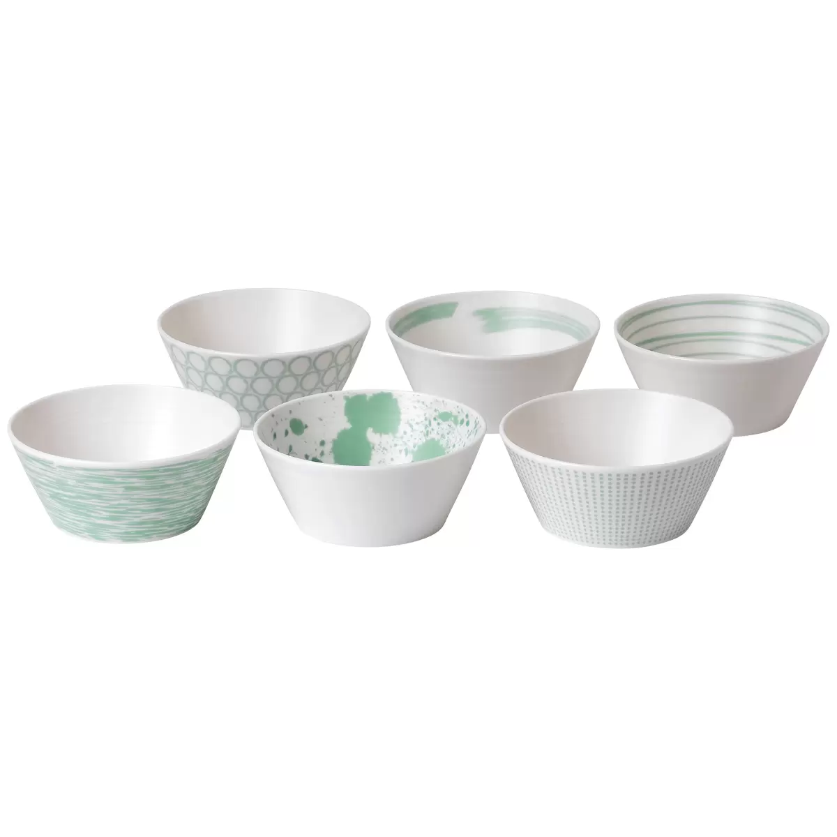 Royal Doulton Pacific Mint Bowls 11cm 6 Piece