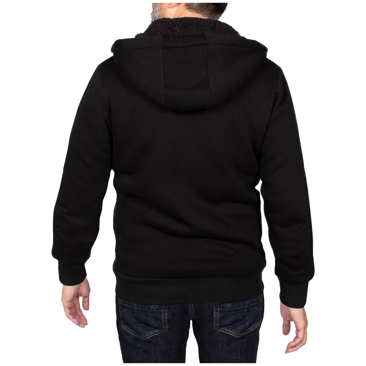 Buffalo Sherpa Hoodie - Black