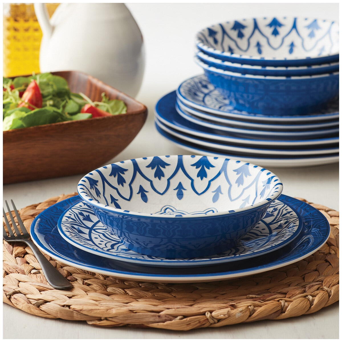 Melamine Dinnerware Set 12 Piece