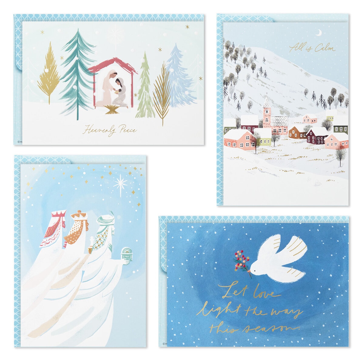 Hallmark Traditional Holiday Card Assortment 40 Pack