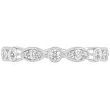 18KT WG 0.36ctw Diamond Band Ring