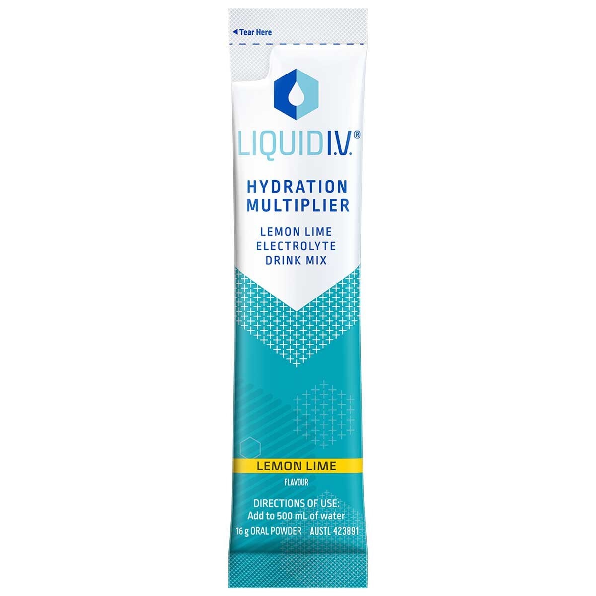 Liquid I.V. Hydration Multiplier Electrolyte Drink Mix Lemon Lime 30 Sachets