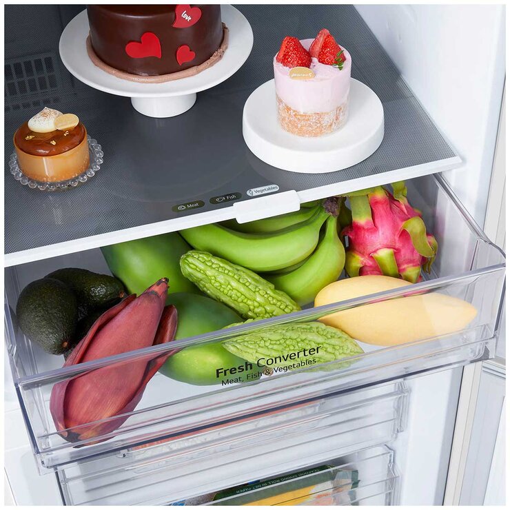 LG 355L Bottom Mount Fridge GB-B300MWH LG 355L Bottom Mount Fridge GB-B300MWH