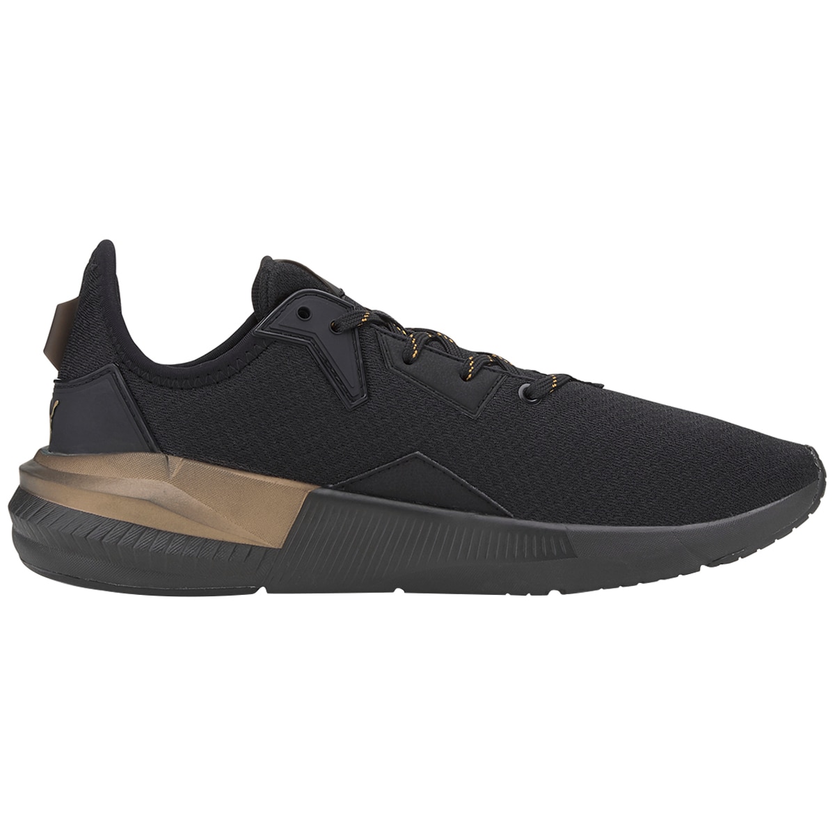 Puma Womens Flyer Runner Shoe - Black Gold