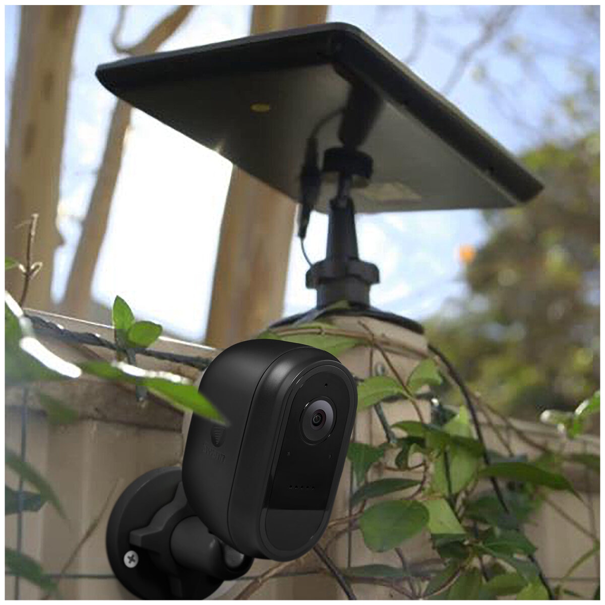 Swann Wire Free Black 1080p Security Camera with Solar Ch...